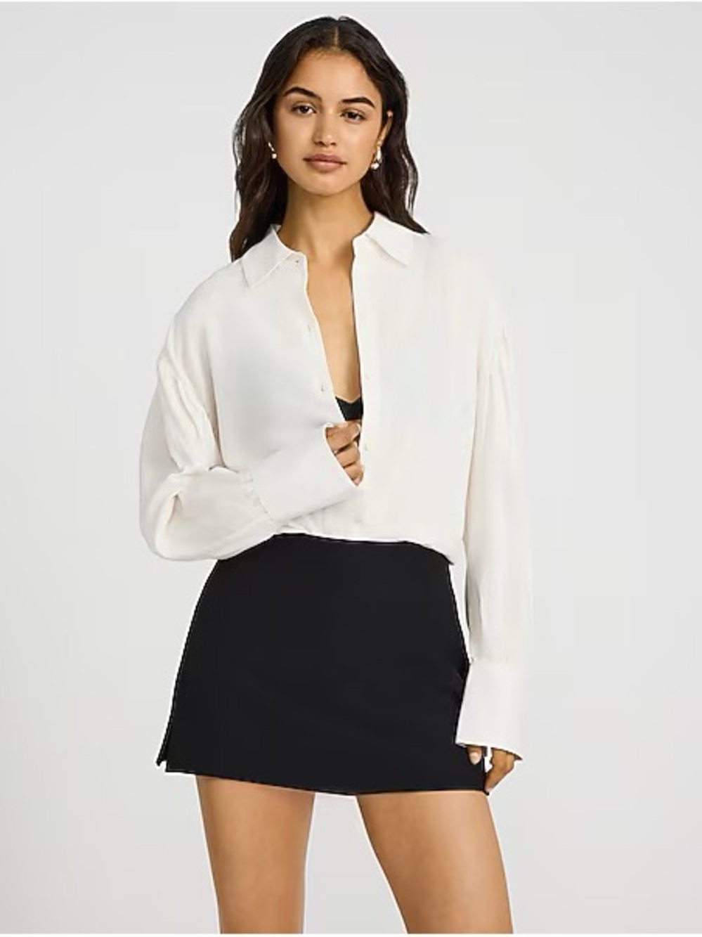 NWOT Express Black Mini Skort (M)
